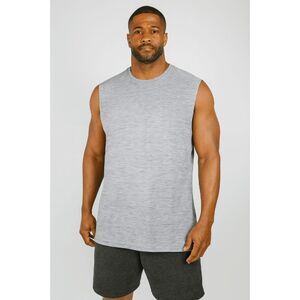 DSG Men's Movement Muscle Sleeveless Jersey Grey Tank Top M